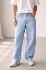ICE BLUE BAGGY JEANS