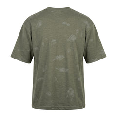 SKRACTH PRINTED DROP SHOUDER CHINA FABRIC