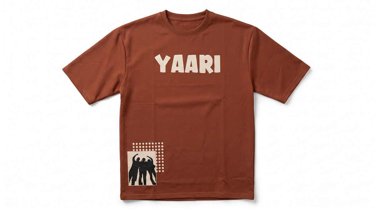 YARRI DTF PRINTED DROP SHOULDER